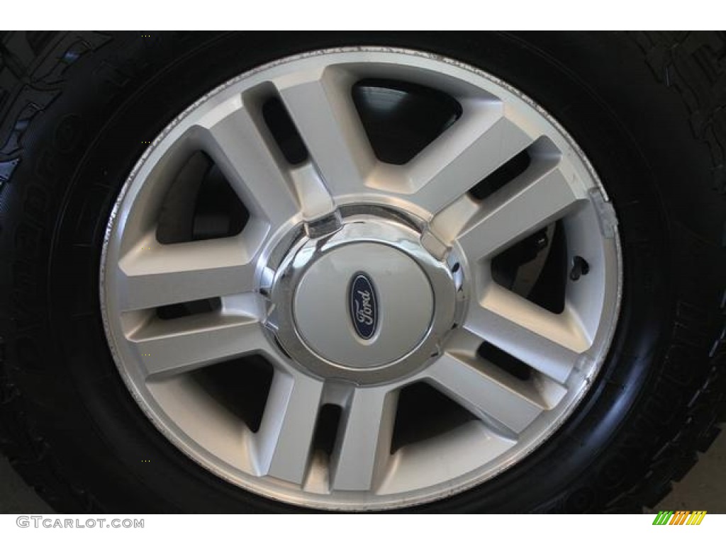 2004 F150 Lariat SuperCab 4x4 - Oxford White / Black photo #8