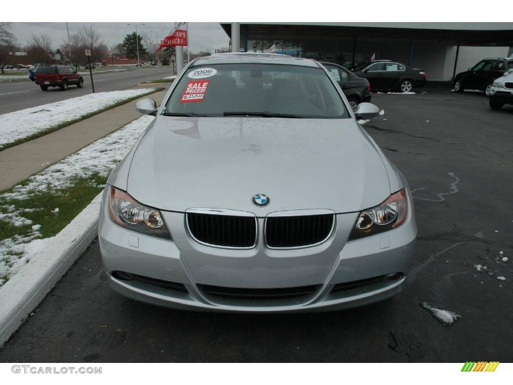 2006 3 Series 325xi Sedan - Titanium Silver Metallic / Gray Dakota Leather photo #8