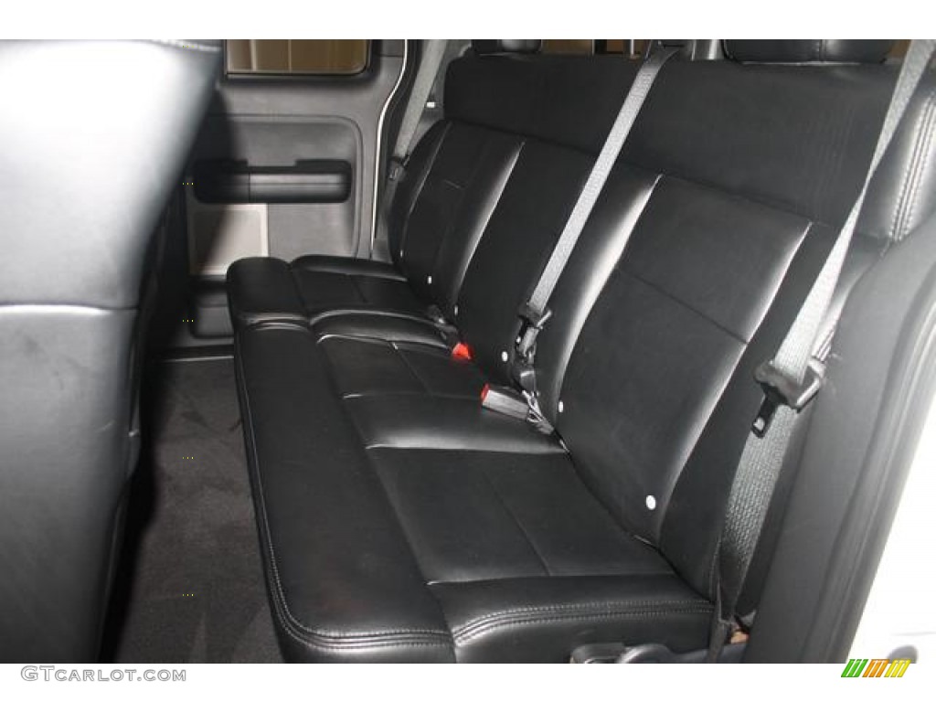 2004 F150 Lariat SuperCab 4x4 - Oxford White / Black photo #16