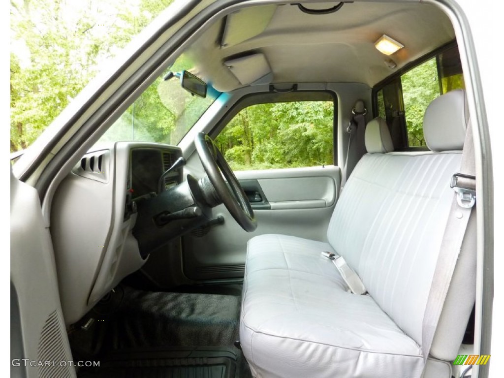 Grey Interior 1994 Ford Ranger XL Regular Cab Photo #70343569