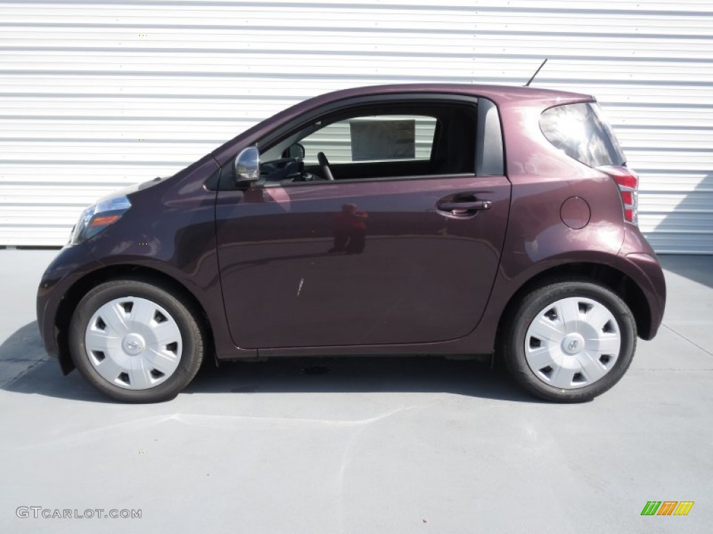 Black Current Metallic 2013 Scion iQ Standard iQ Model Exterior Photo #70343745