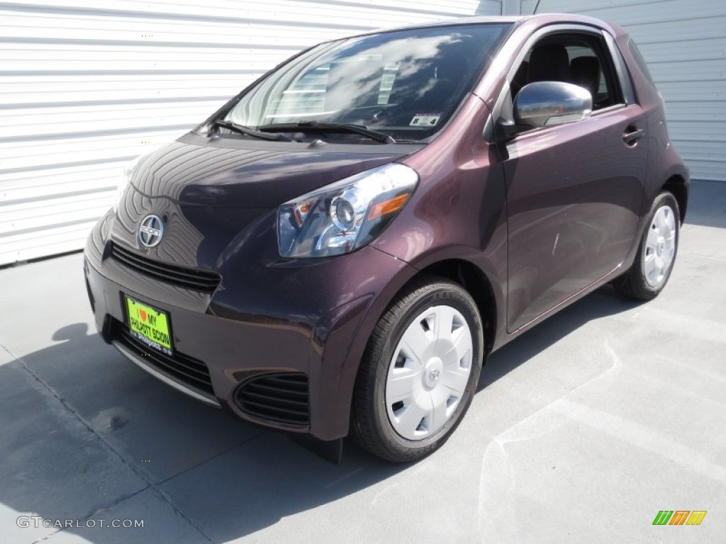 Black Current Metallic 2013 Scion iQ Standard iQ Model Exterior Photo #70343754