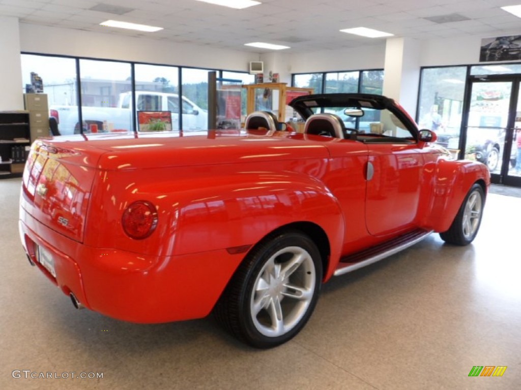 Redline Red 2003 Chevrolet SSR Standard SSR Model Exterior Photo #70344471