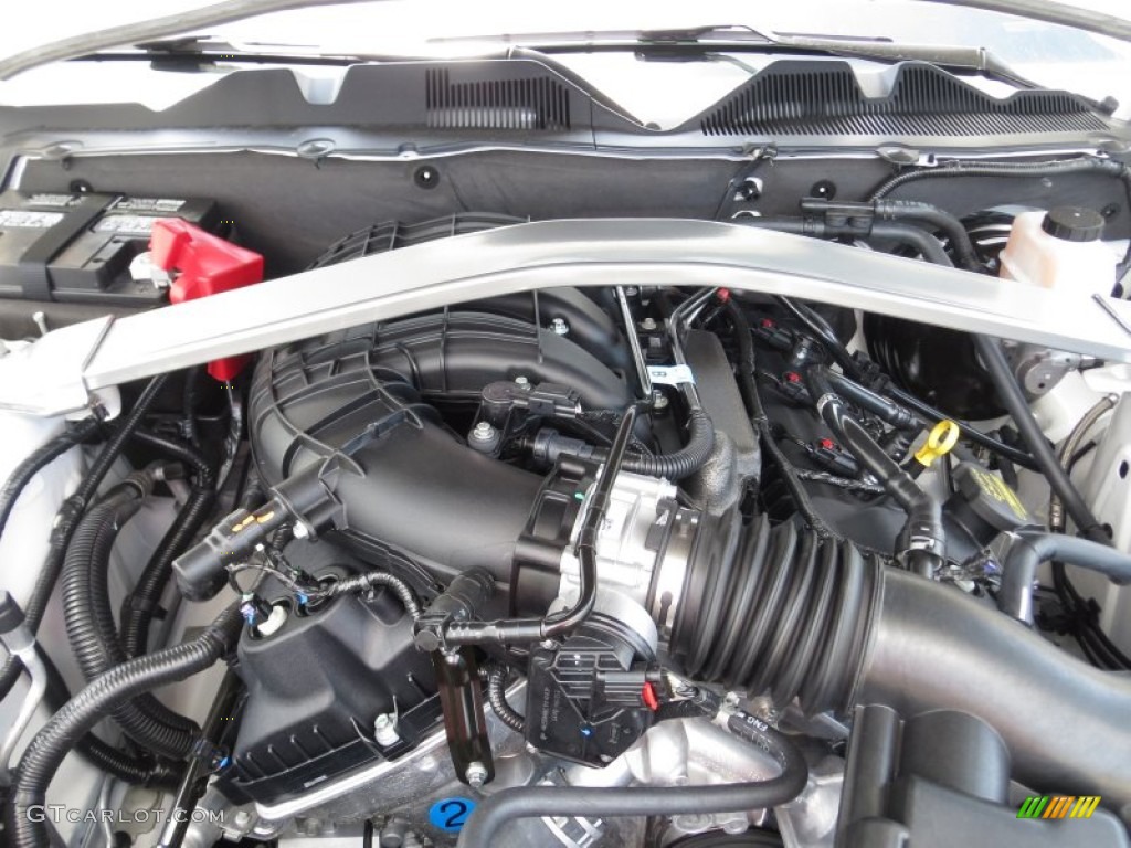 2013 Ford Mustang V6 Coupe 3.7 Liter DOHC 24-Valve Ti-VCT V6 Engine Photo #70344612