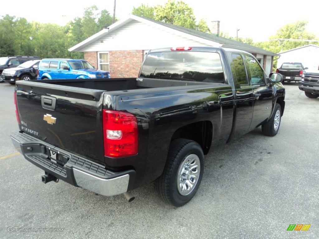 2009 Silverado 1500 Extended Cab - Black / Dark Titanium photo #3