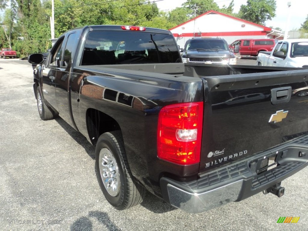 2009 Silverado 1500 Extended Cab - Black / Dark Titanium photo #21