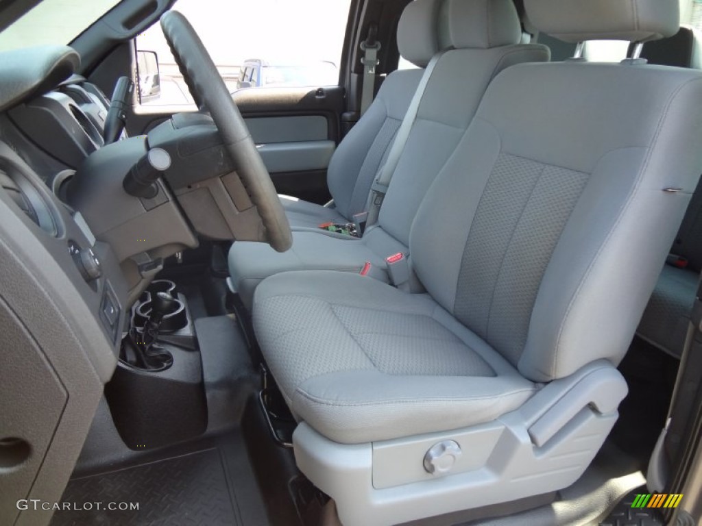 2011 F150 STX SuperCab 4x4 - Sterling Grey Metallic / Steel Gray photo #12