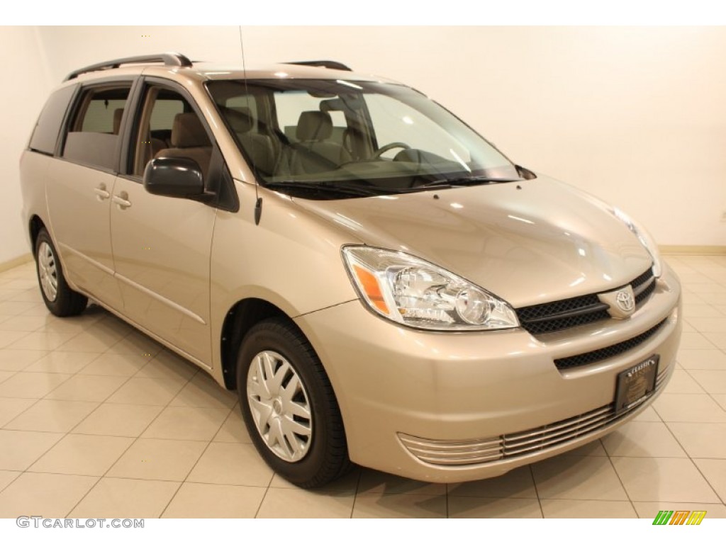 2004 Sienna LE - Desert Sand Mica / Fawn Beige photo #1