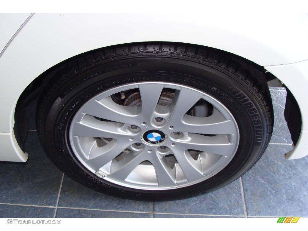 2006 3 Series 325i Sedan - Alpine White / Black photo #8