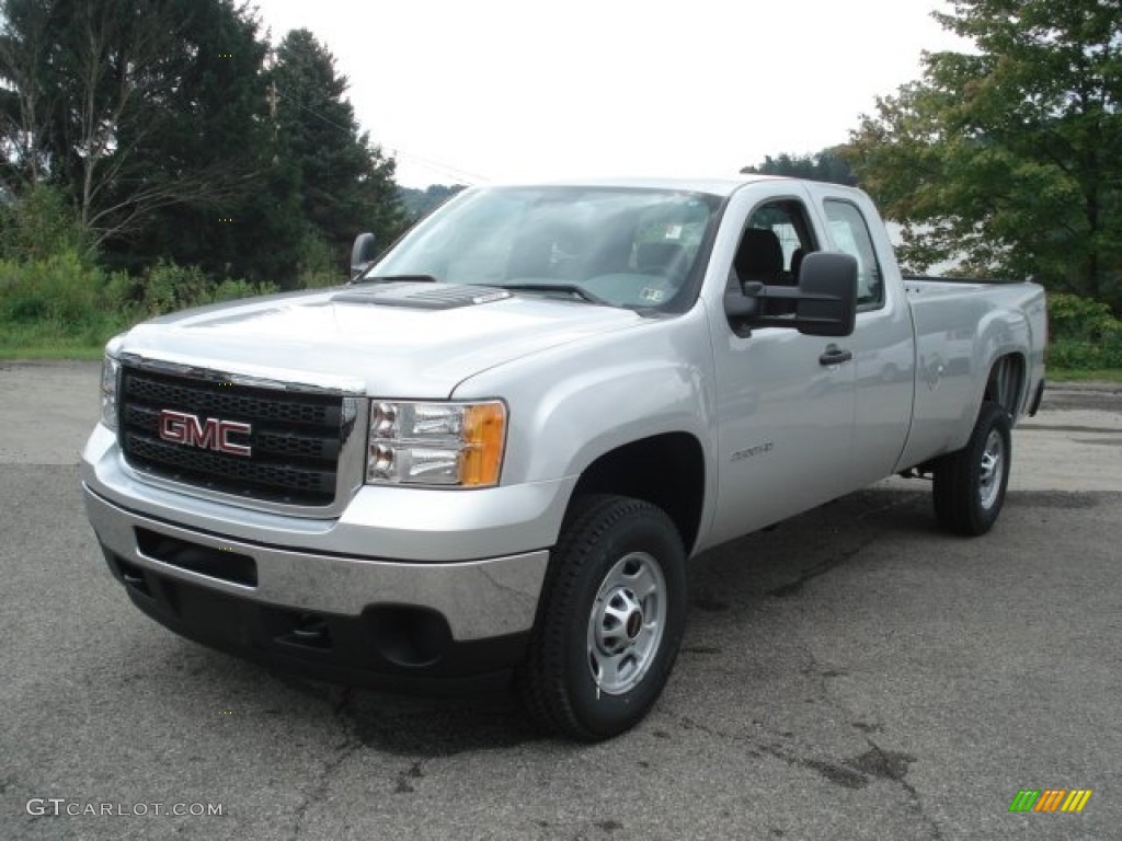 Quicksilver Metallic 2013 GMC Sierra 2500HD Extended Cab 4x4 Exterior Photo #70348881