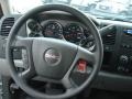 Dark Titanium 2013 GMC Sierra 2500HD Extended Cab 4x4 Steering Wheel