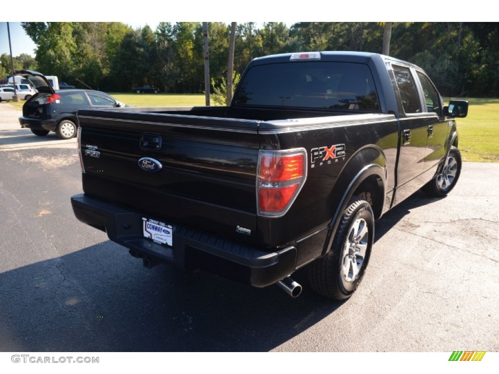 2010 F150 FX2 SuperCrew - Tuxedo Black / Black photo #5