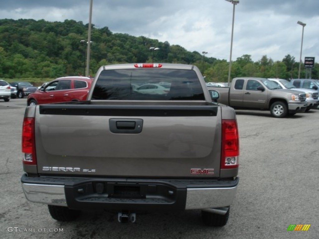 2013 Sierra 1500 SLE Extended Cab 4x4 - Mocha Steel Metallic / Ebony photo #7