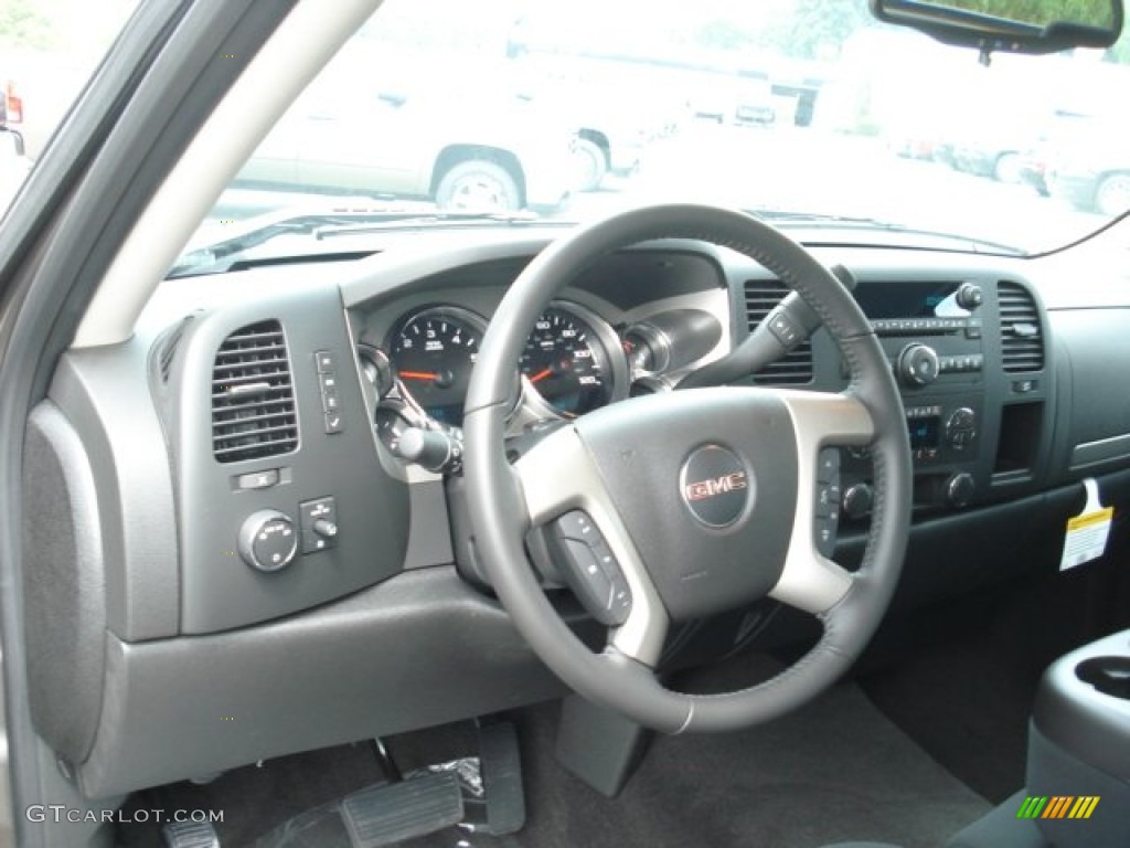 2013 Sierra 1500 SLE Extended Cab 4x4 - Mocha Steel Metallic / Ebony photo #10