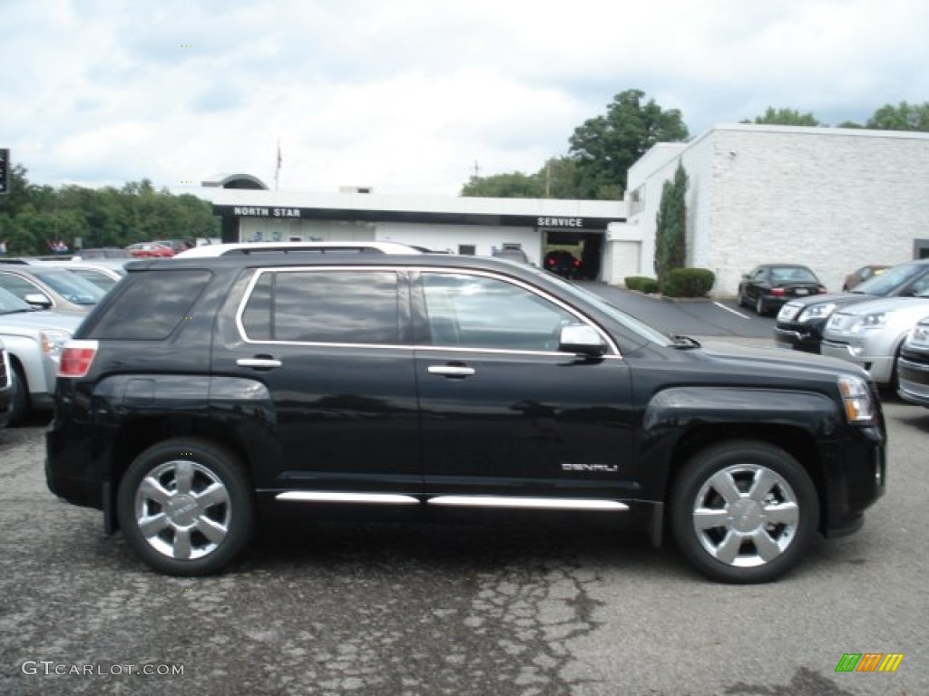 2013 Terrain Denali AWD - Carbon Black Metallic / Jet Black photo #5