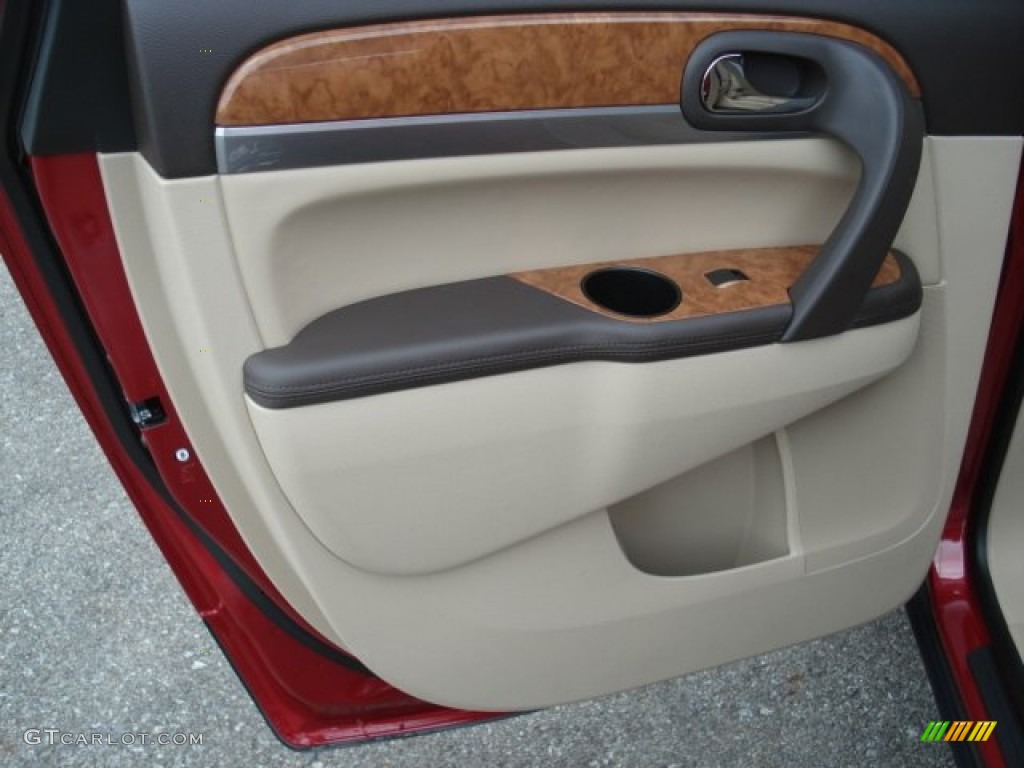 2012 Enclave AWD - Crystal Red Tintcoat / Cashmere photo #14