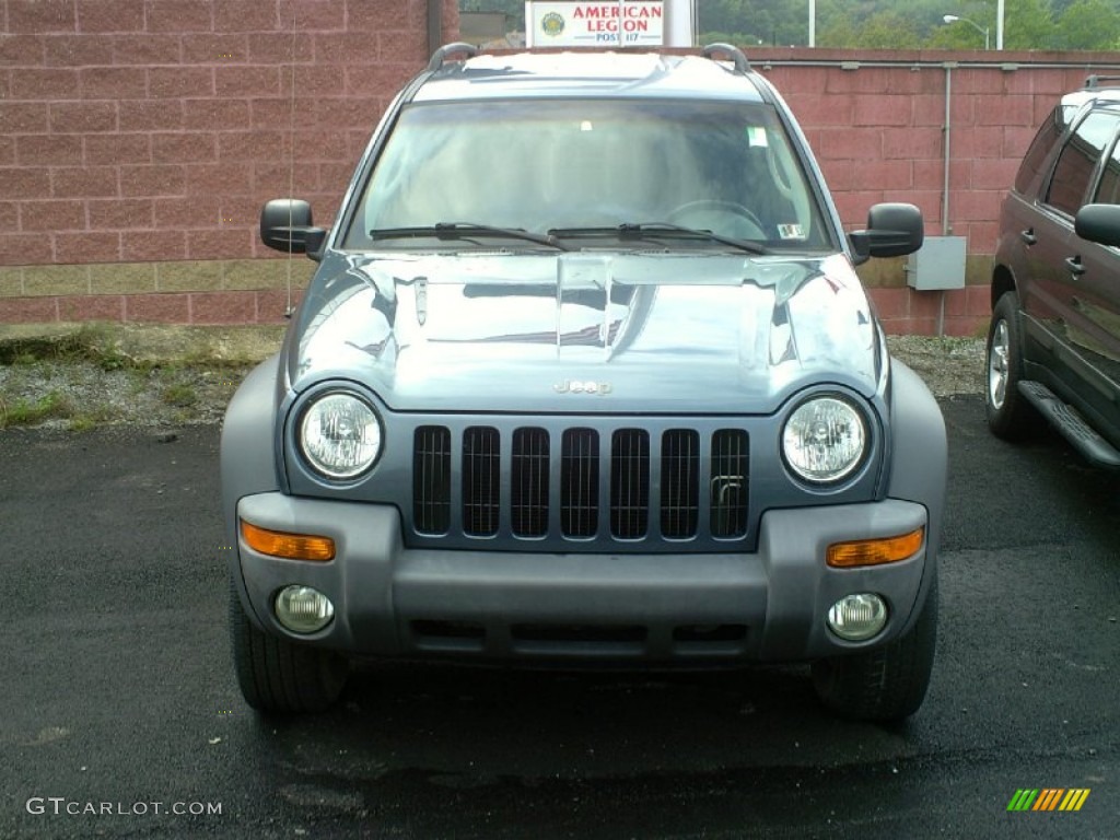 2002 Liberty Sport 4x4 - Steel Blue Pearlcoat / Dark Slate Gray photo #2