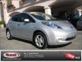 2012 Brilliant Silver Nissan LEAF SL  photo #1