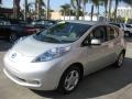 2012 Brilliant Silver Nissan LEAF SL  photo #7