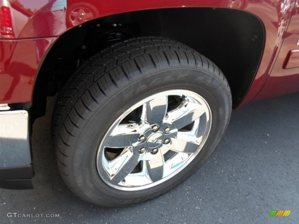 2013 Sierra 1500 SLE Crew Cab 4x4 - Sonoma Red Metallic / Ebony photo #3