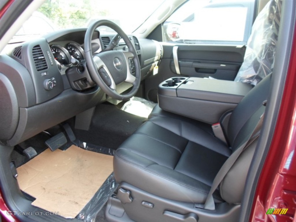 2013 Sierra 1500 SLE Crew Cab 4x4 - Sonoma Red Metallic / Ebony photo #4