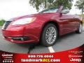 2013 Deep Cherry Red Crystal Pearl Chrysler 200 Limited Hard Top Convertible  photo #1