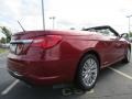 2013 Deep Cherry Red Crystal Pearl Chrysler 200 Limited Hard Top Convertible  photo #3