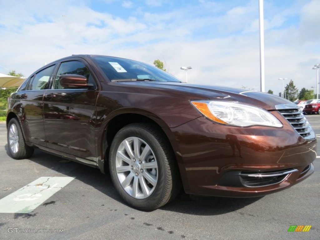 Deep Auburn Pearl 2013 Chrysler 200 Touring Sedan Exterior Photo #70353663