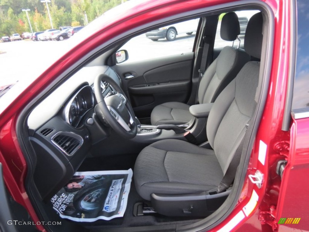 Black Interior 2013 Chrysler 200 S Sedan Photo #70353786