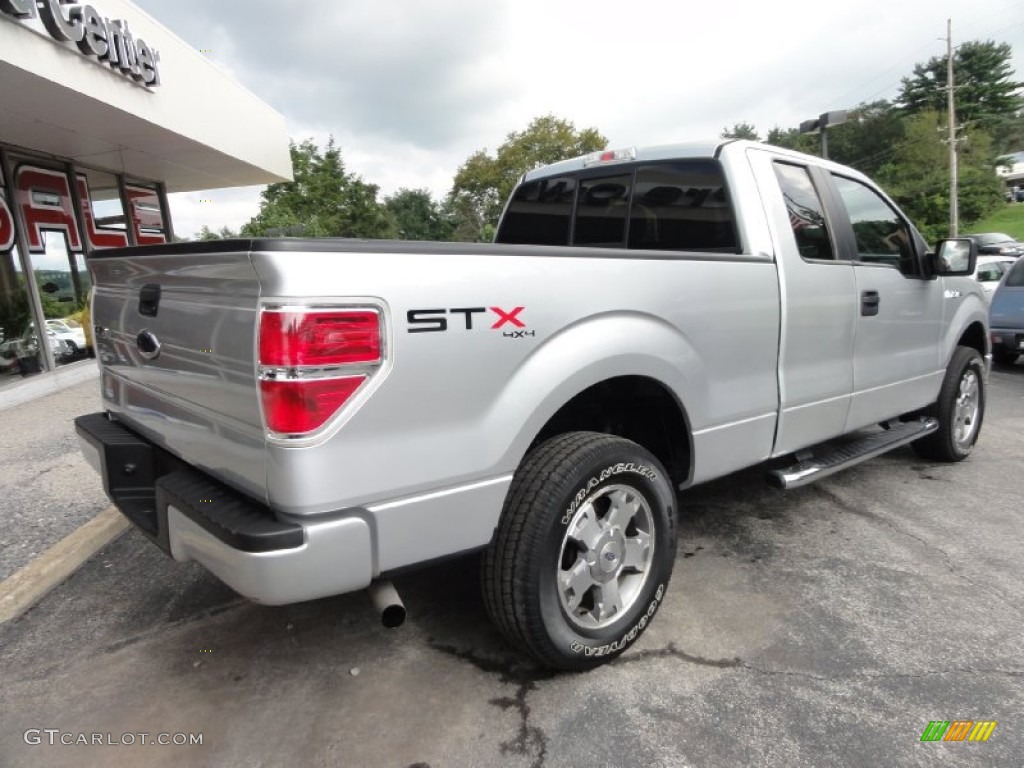 Ingot Silver Metallic 2010 Ford F150 STX SuperCab 4x4 Exterior Photo #70354548