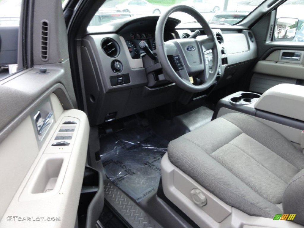 2010 F150 STX SuperCab 4x4 - Ingot Silver Metallic / Medium Stone photo #12