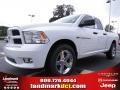 2012 Bright White Dodge Ram 1500 Express Quad Cab  photo #1