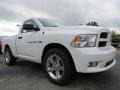 2012 Bright White Dodge Ram 1500 Express Regular Cab  photo #4