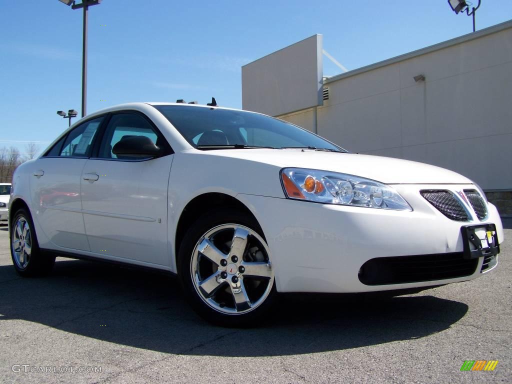 2008 G6 GT Sedan - Ivory White / Ebony Black photo #7