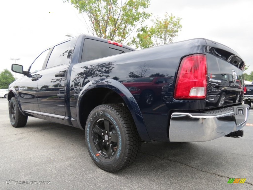 True Blue Pearl 2012 Dodge Ram 1500 Outdoorsman Crew Cab Exterior Photo #70356354