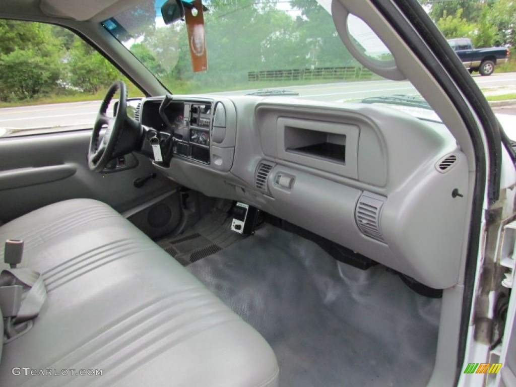 1999 Sierra 3500 SL Regular Cab - Summit White / Gray photo #24