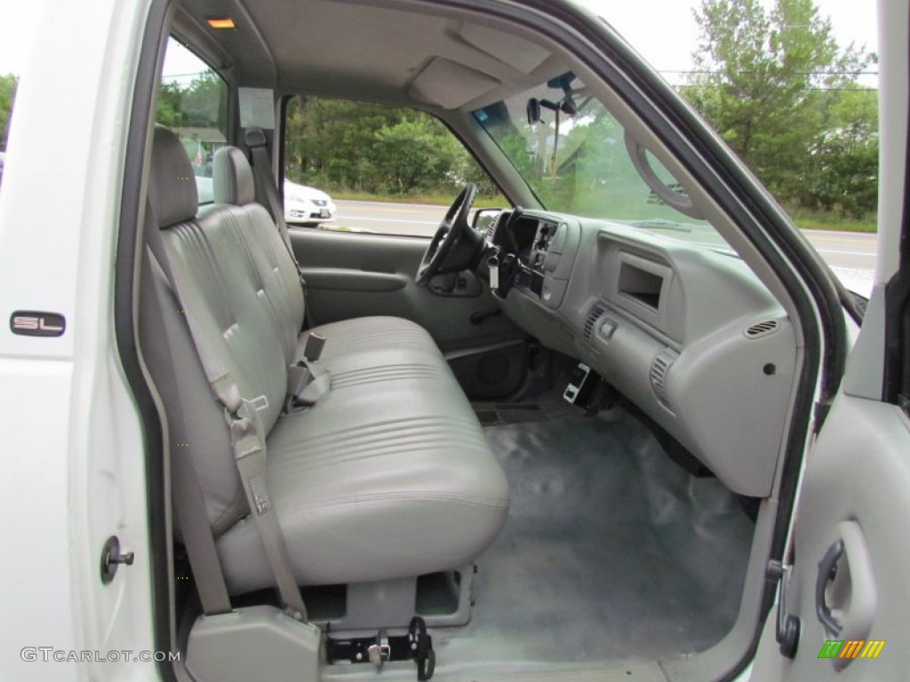 1999 Sierra 3500 SL Regular Cab - Summit White / Gray photo #25