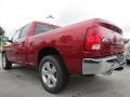 2012 Deep Cherry Red Crystal Pearl Dodge Ram 1500 Big Horn Quad Cab 4x4  photo #2