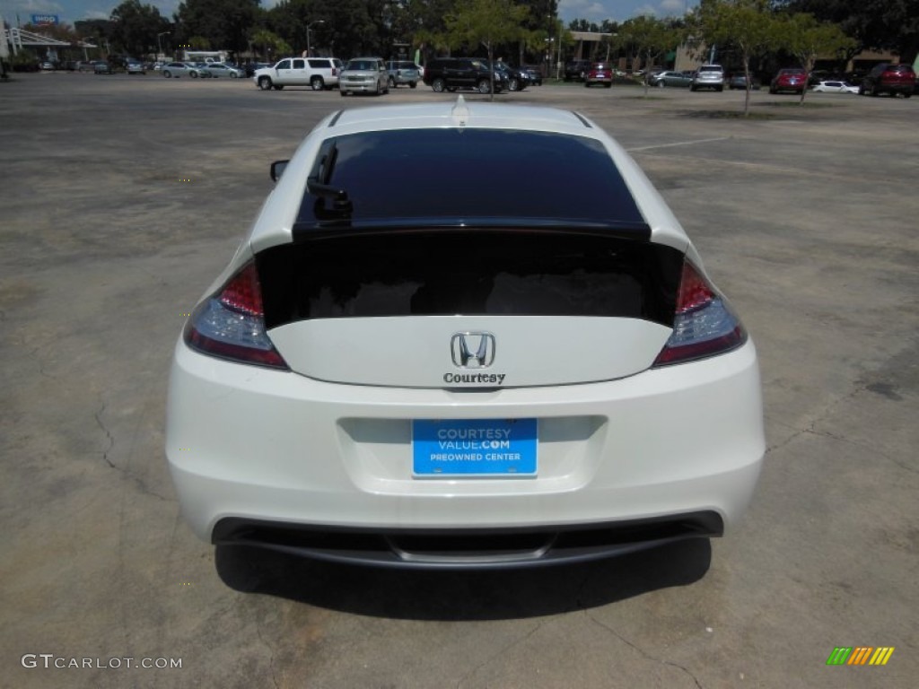 2011 CR-Z Sport Hybrid - Premium White Pearl / Gray Fabric photo #3