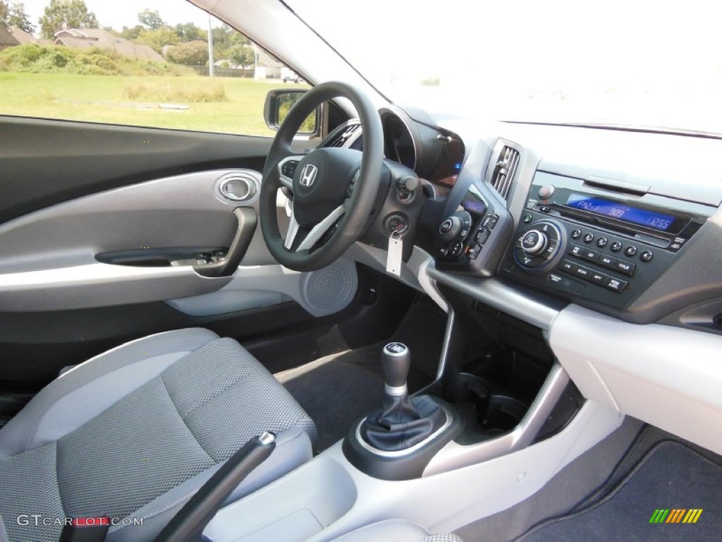 2011 Honda CR-Z Sport Hybrid Gray Fabric Dashboard Photo #70356876