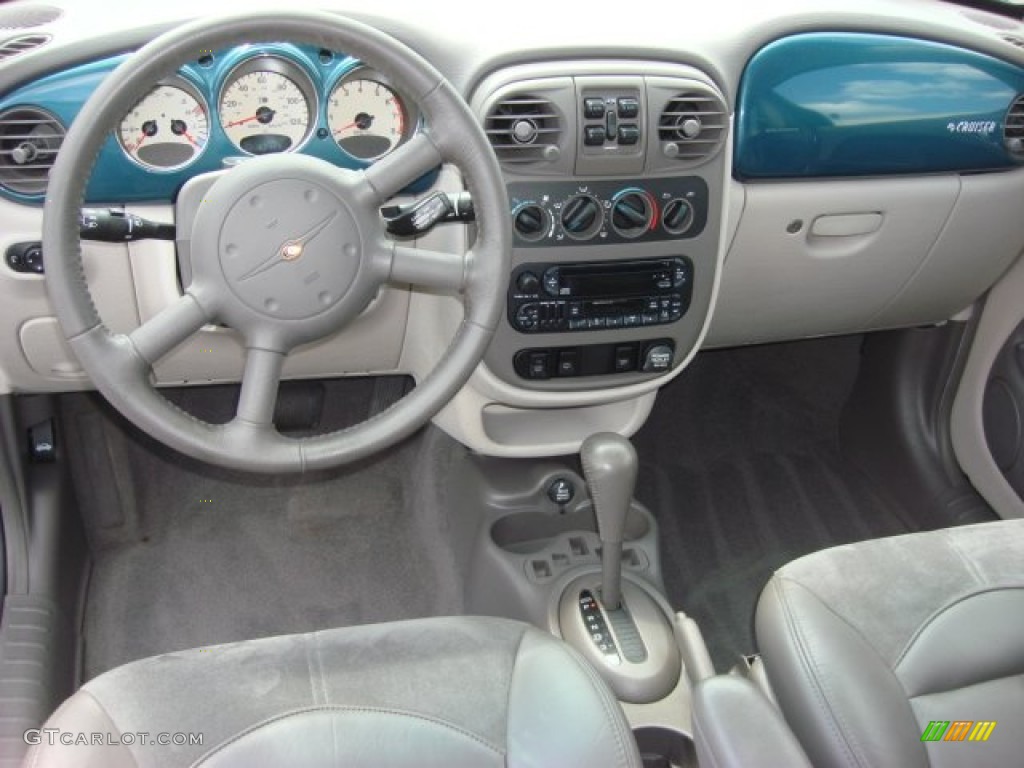 2001 Chrysler PT Cruiser Limited Taupe/Pearl Beige Dashboard Photo #70357128