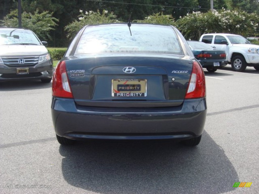 2007 Accent GLS Sedan - Charcoal Gray / Gray photo #5
