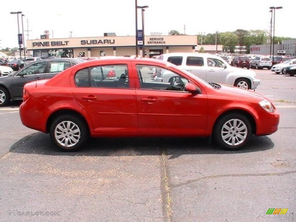 2010 Cobalt LT Sedan - Victory Red / Ebony photo #7