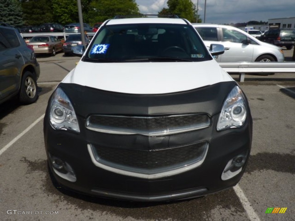 2010 Equinox LTZ AWD - Summit White / Jet Black photo #2