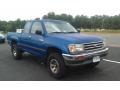Tropical Blue Metallic 1995 Toyota T100 Truck DX Extended Cab 4x4