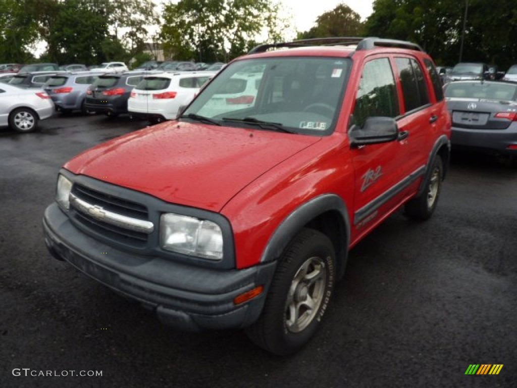 Wildfire Red 2004 Chevrolet Tracker ZR2 4WD Exterior Photo #70359249