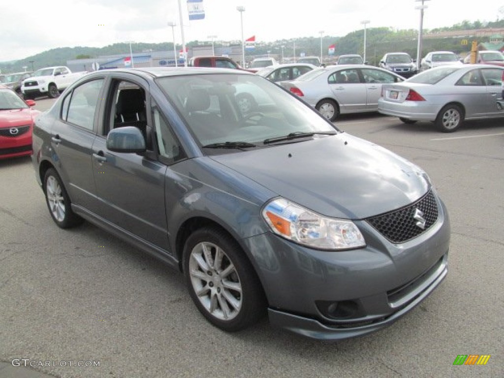 Azure Grey Metallic 2008 Suzuki SX4 Sport Sedan Exterior Photo #70360194