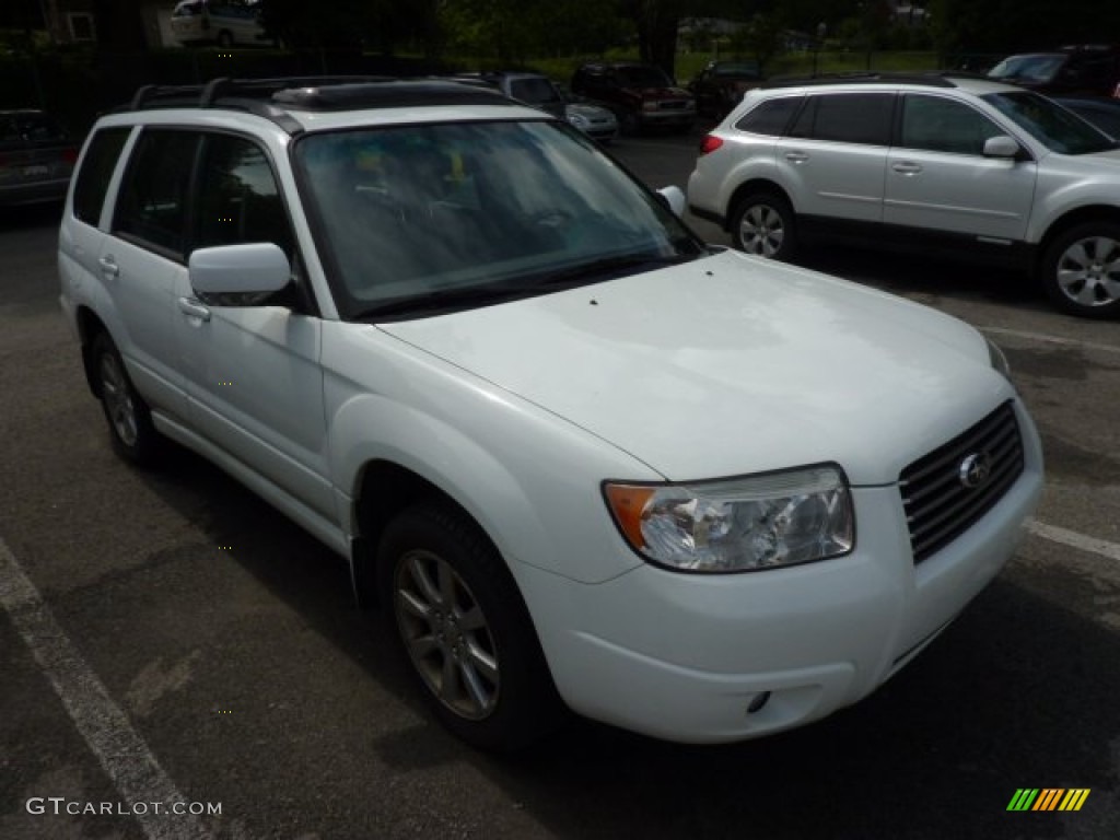 2006 Forester 2.5 X Premium - Aspen White / Graphite Gray photo #1