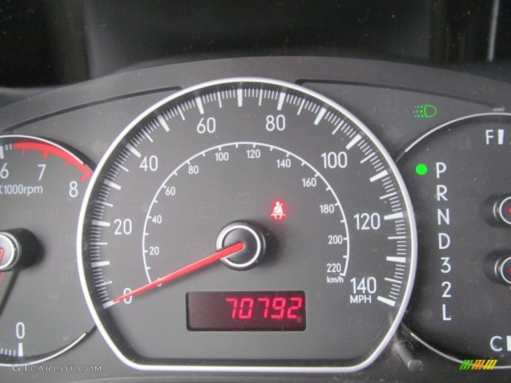 2008 Suzuki SX4 Sport Sedan Gauges Photo #70360308