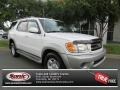Natural White 2002 Toyota Sequoia SR5 4WD